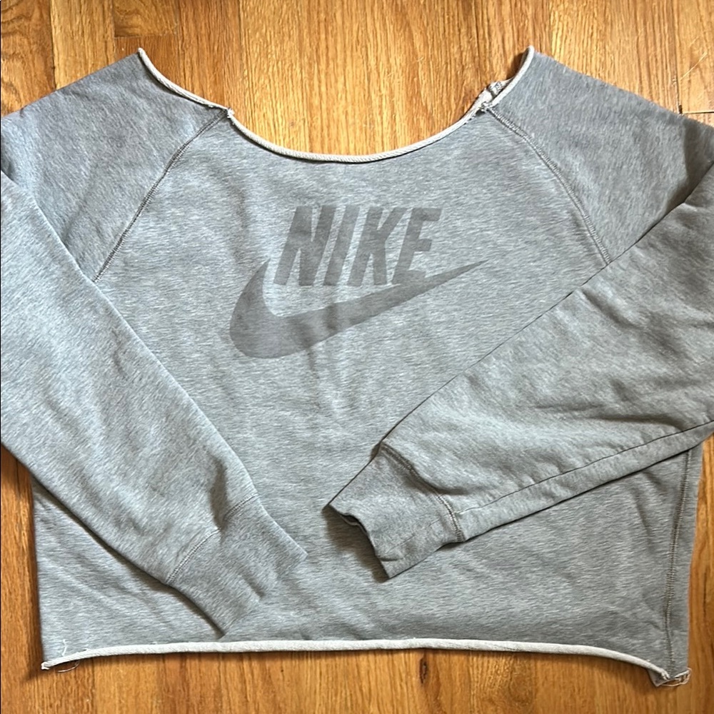 NIKE Gray Oversized Sweatshirt XL
